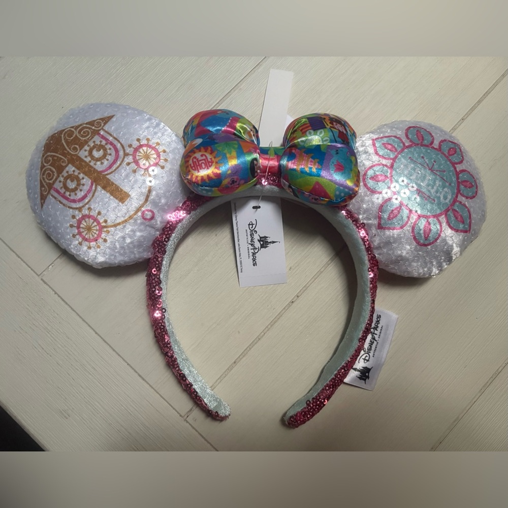 Disney It’s A Small World Colorful Minnie Mouse Ears Headband